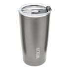 Copo Térmico Aço Inox 600ml Parede Dupla c/Tampa - Wollf