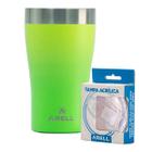 Copo Térmico Arell Com Tampa P/ Cerveja Café Original 500Ml