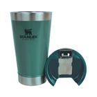 Copo Térmico Cerveja Stanley Inox Verde com Abridor de Garrafas 473ml 08000-00