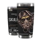 Copo Termico com Tampa 591ml Edição Skull Division - Mask - Gluck