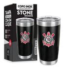 Copo Térmico Corinthians Timão Stone Cerveja Gelada Original - Brasfoot