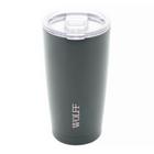 Copo Térmico de Aço Inox Parede Dupla com Tampa 600ml Cinza 29142 - Wolff