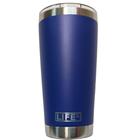 Copo Térmico De Bebida Em Aço Inox Para Cerveja 591ml Azul - LifeK