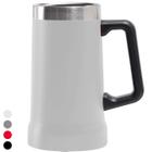 Copo Térmico de Cerveja e Chopp Café Aço Inox com alça Luxo 710ml