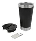 Copo Térmico De Cerveja Inox 500 Ml Preto - Em Casa Tem