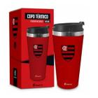 Copo Térmico Denver Emborrachado Vermelho Flamengo - 450ml