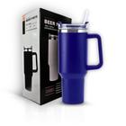 Copo Térmico Grande 1200 Ml Canudo Inox