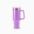 Copo Térmico Grande 1200 Ml Canudo Parede Dupla - LILÁS - CGKSTORE