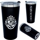 Copo Térmico Hogwarts Gelado Quente 500ml Com Tampa Abridor Garrafas Oficial Harry Potter