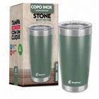 Copo termico inox chopp parede dupla vacuo tpa verde militar - PDV