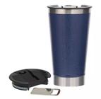 Copo térmico inox com tampa e abridor 502 ml