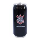 Copo Térmico Inox Lata Canudo 350ml - Corinthians