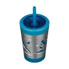 Copo Térmico Kids Tubarão 354ml Com Canudo Contigo