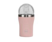 Copo termico original shapy 420ml rosa com tampa - mokha