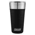 Copo Térmico Para Cerveja Com Tampa 600ml Coleman Aço Inox Preto