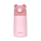 Copo termico parede dupla ursinho rosa 320ml - buba