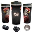 Copo Térmico Personalizado Gavião Motivacional 450Ml Inox.