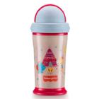 Copo Térmico Playful Brilha No Escuro Rosa Star Fisher Price