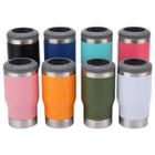 Copo Termico Portatil com Abridor Tampa Multiuso 8 em1 Inox