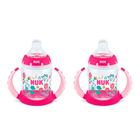 Copo Treinador NUK Learner Cup 150ml - Pacote com 2 Unidades - Sem BPA e à Prova de Vazamentos