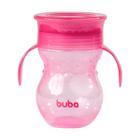 Copo Treinamento Baby Infantil Criança Bebe 360º Com Alça Antivazamento 250ml Buba