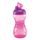 Copo Treinamento Fun 330ml bico de silicone - Rosa Kuka