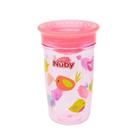 Copo Tritan 360 Wonder Cup 300Ml - Passarinhos Rosa - Nûby