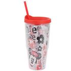 Copo Tumbler Com Canudo Minnie