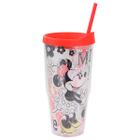 Copo Tumbler Com Canudo Minnie