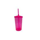 Copo Twister 500Ml Rosa Caixa Com 100 Un