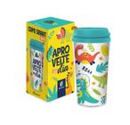 Copo viagem smart 200ml infantil dinos - aproveite seu dia