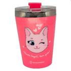 Copo Viagem Snap Eu Amo Gatos 300ml 10025721 - ZonaCriativa