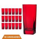 Jogo De Copos Chiques Vidro Quadrado 320ml Azul Luxuoso - Casa Linda - Copos  - Magazine Luiza