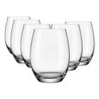 Copo Vidro 450ml Suco água BELLAGIO jogo com 6 Transparente