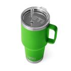 Copo YETI Rambler 1L com alça e tampa de palha em aço inoxidável