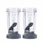 Copos de Liquidificador Nutribullet 32OZ (2 Unidades) - Com Tampa Flip Top e Compatível com Modelos 600W e 900W