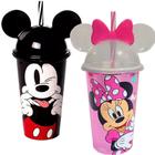 Copos Mickey e Minnie C/ Orelhas Disney 500 ML Kit 2 UND