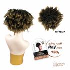 Coque Afro Puff Ray Cabelo Cacheado 30cm African Beauty 120g