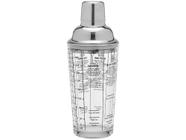 Coqueteleira de Vidro Inox 450ml Hauskraft