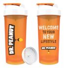 Coqueteleira Dr Peanut 600ml Shake Água Whey Laranja