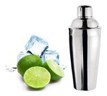 Coqueteleira Drinks Com Aparador De Gelo 750 ML Aço Inox Euro Home