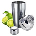 Coqueteleira Inox 750 Ml 3 Peças Drinks Caipirinha Bar - Clink