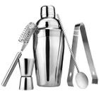 Coqueteleira Profissional Aço Inox 550Ml Completa 5 Peças - Unyhome