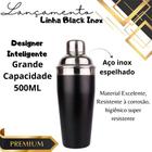 Coqueteleira Profissional Barman Inox Black Kit Bar Premium