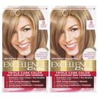 Cor de cabelo L'Oreal Paris Excellence Creme 8 Medium Blonde x2