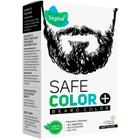 Cor de cabelo Vegetal Safe Soft Black 25g orgânica para homens