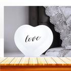 Coração LOVE Luminária Para Decorar e Iluminação Lâmpada LED Branco 10010493B