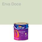 Coral Decora Matte tinta acrílica fosca cor Erva Doce 3,2L