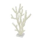 Coral Decorativa 32cm Resina Verde Belissima