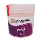 Corante de Vela Laranja Candy 7g Pó Saramanil Anilina A Óleo Tingimento Parafinas barra lentilha gel ceras pote